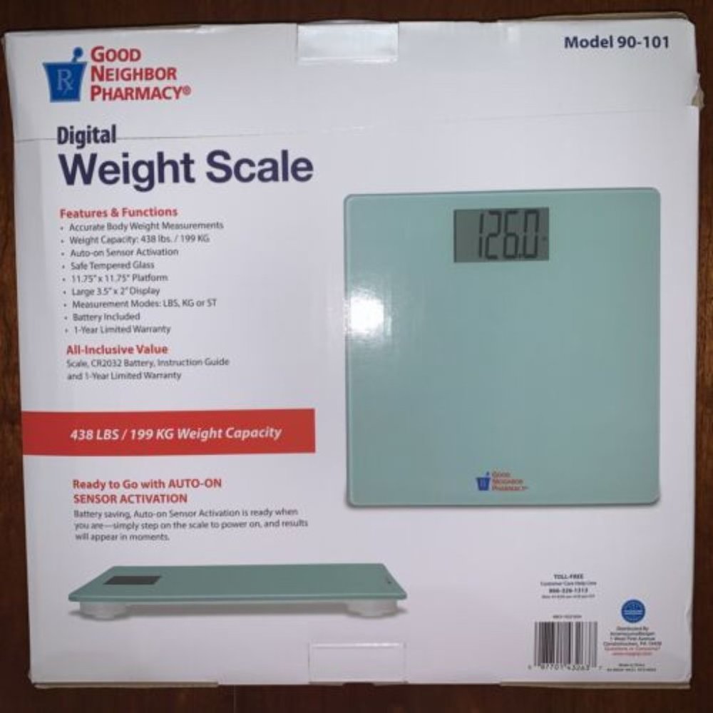 Good Neighbor Pharmacy Digital Weight Scale-NEW